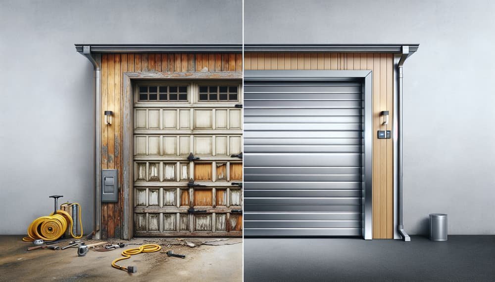 Garage door work in Arlington