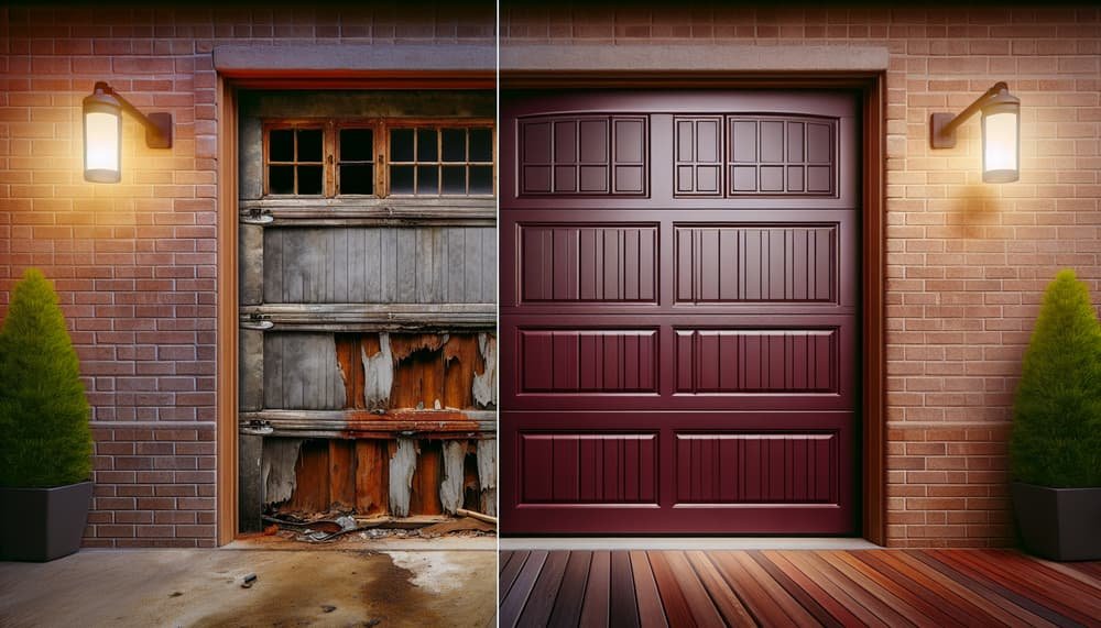 Garage door work in West Medford
