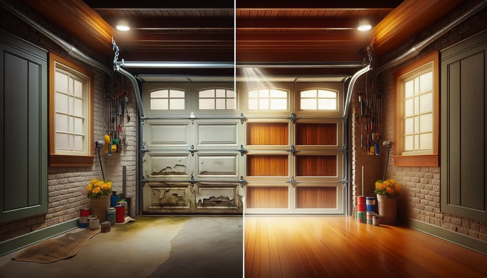 Garage door work in Belmont