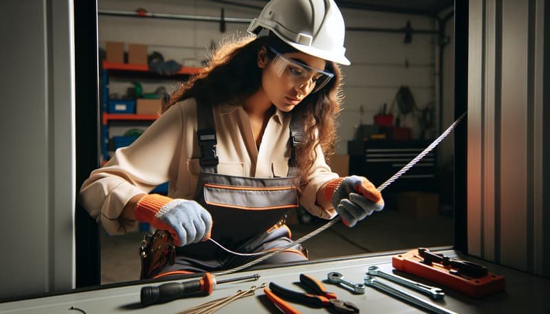 Garage Door Cable Repair in Winchester