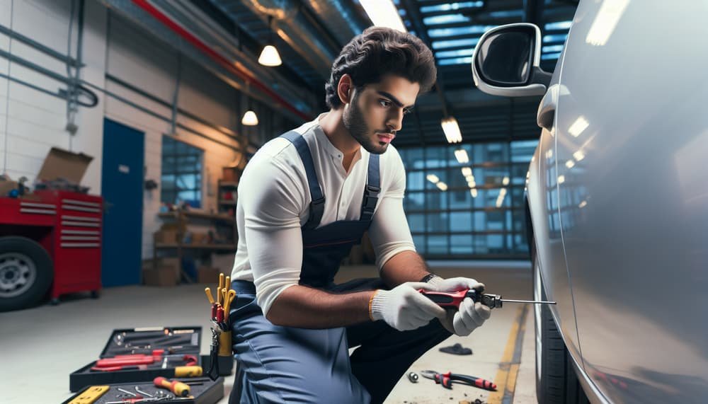 Garage door work in Boynton Yards