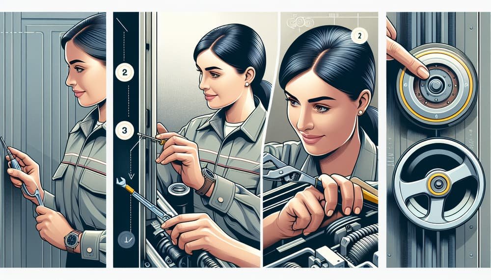 Garage door work in Belmont