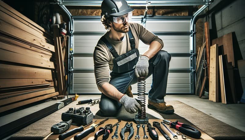 Garage Door Spring Repair in Arlington