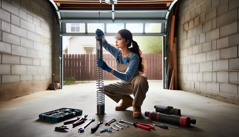 Garage Door Spring Repair in Arlington